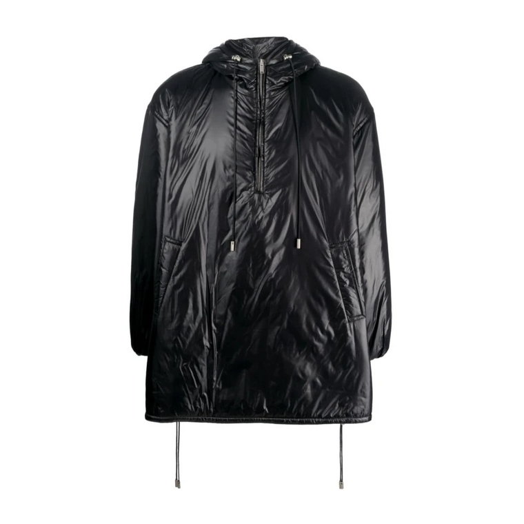 Cassandre Anorak Oversize Kurtka z Kapturem Saint Laurent