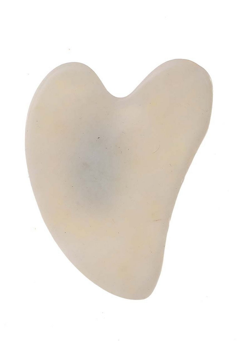 Danielle Beauty płytka do masażu twarzy Gua Sha White Jade