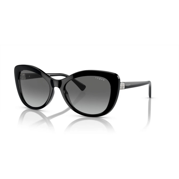 Czarne/Szare Okulary przeciwsłoneczne Vogue
