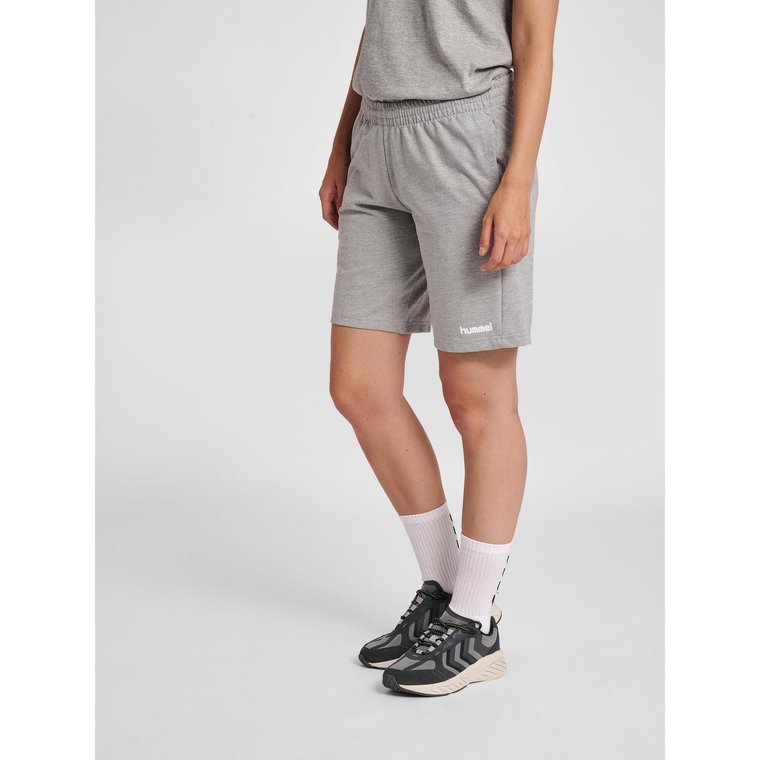 Spodenki bawełniane sportowe damskie Hummel Go Cotton Bermuda Shorts Woman