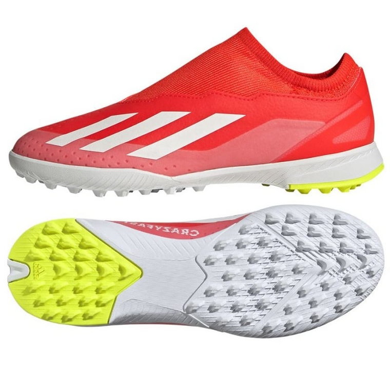 Buty piłkarskie adidas X Crazyfast League Ll Tf Jr IF0687 czerwone