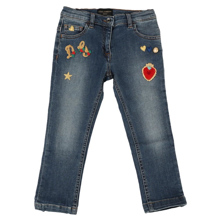 Dziecięce jeansy od D&G Dolce & Gabbana