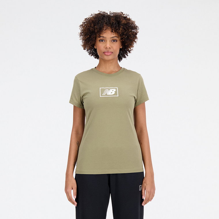 Koszulka damska New Balance WT33515CGN  zielona