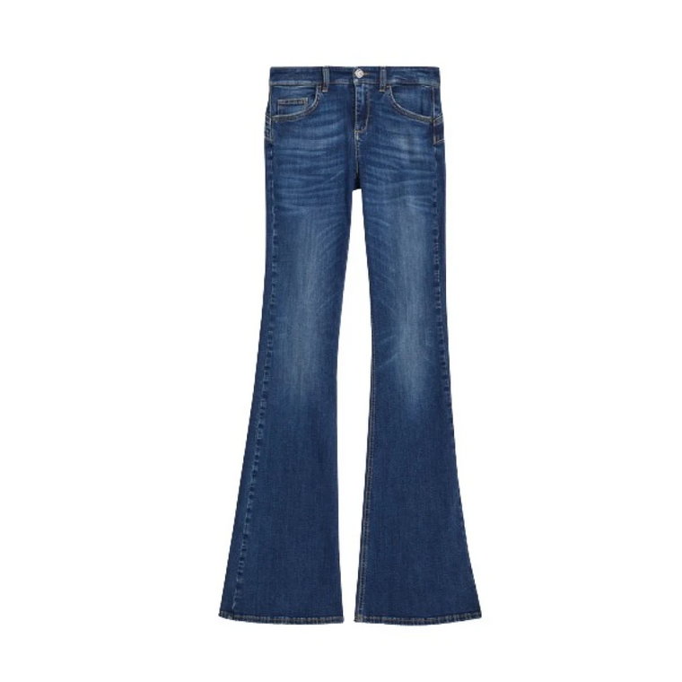 Medium Rise Flare Jeans Liu Jo