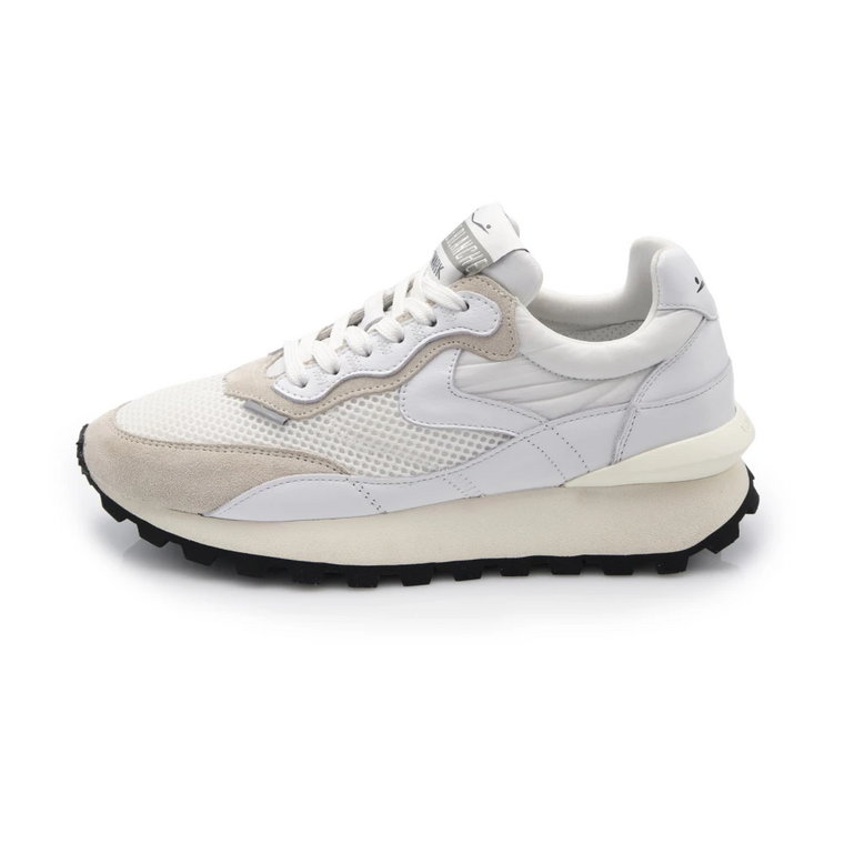 Hype Suede Białe Trampki Voile Blanche