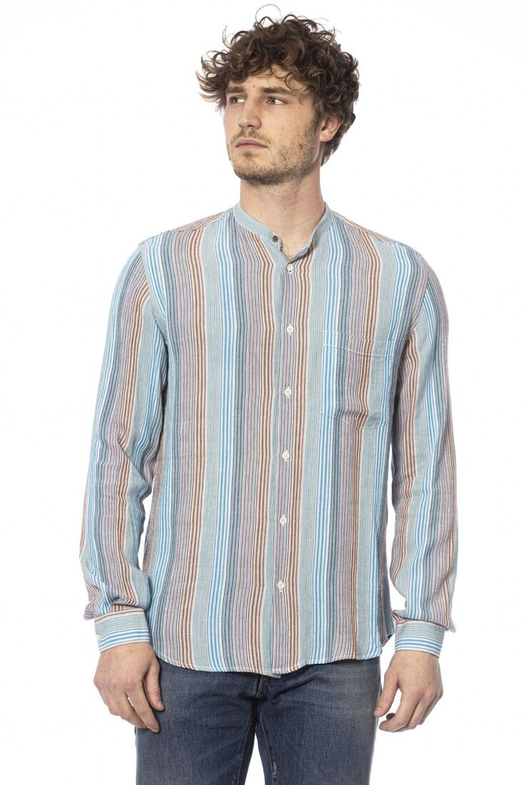 Koszula marki Distretto12 model C2U CA0648 T0253DD01 kolor Niebieski. Odzież męska. Sezon: