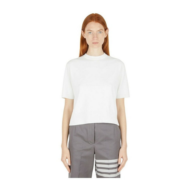 T-shirt w paski Thom Browne