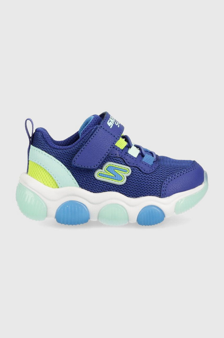 Skechers sneakersy dziecięce Mighty Glow kolor niebieski