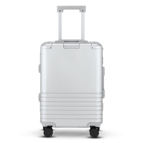 Kapten & Son Heathrow Aluminium Cabin 4 kółka Walizka kabinowy 50 cm silver