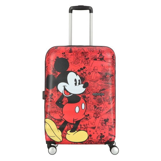 American Tourister Wavebreaker Disney 4 kółka Walizka 67 cm mickey comics red