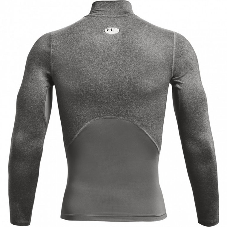 Męski longsleeve treningowy UNDER ARMOUR UA HG Armour Comp Mock LS - szary