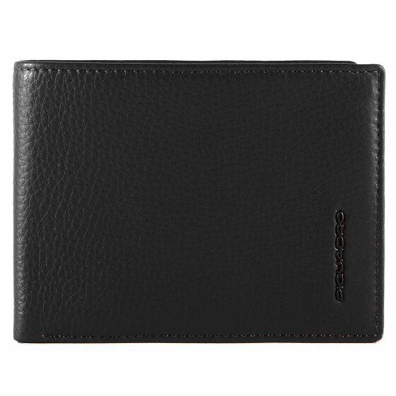 Piquadro Modus Special Portfel Ochrona RFID Skórzany 11 cm black