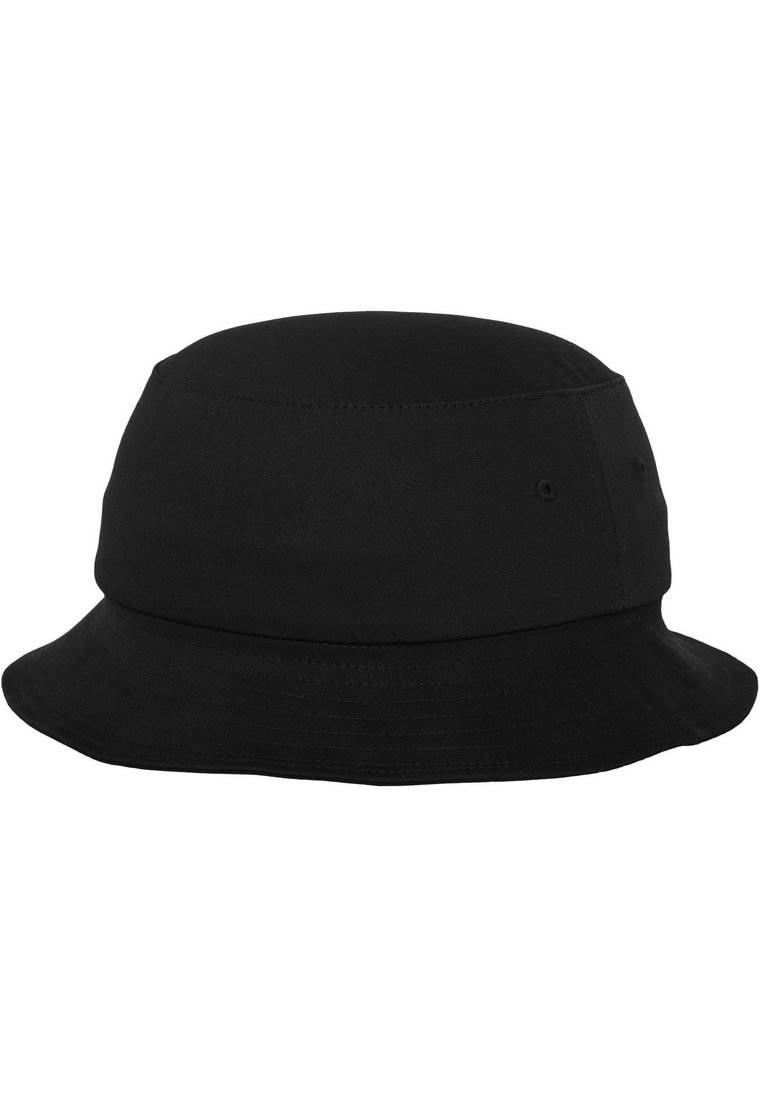 Czapka Z Daszkiem  Bucket Hat Czarna Flexfit 5003 Cotton