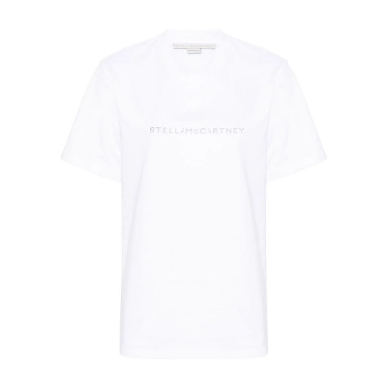 Białe T-shirty i Pola z Logo Stella McCartney
