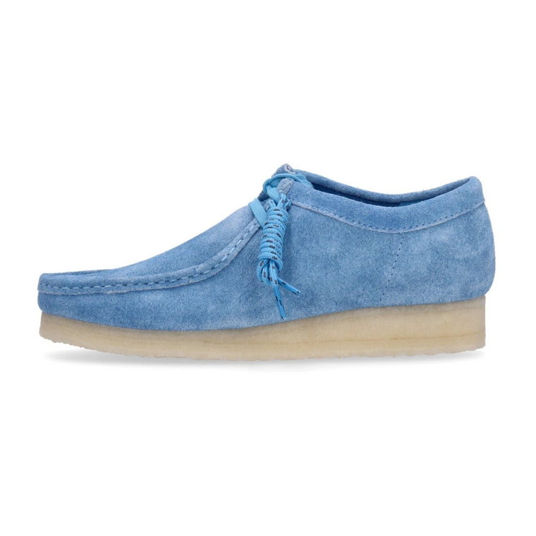 Bright Blue Wallabee Buty Lifestyle Clarks