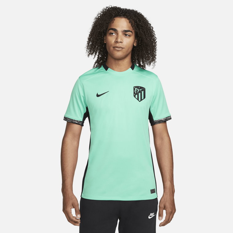 Męska koszulka piłkarska Nike Dri-FIT Atlético Madryt 2023/24 Stadium (wersja trzecia) - Zieleń