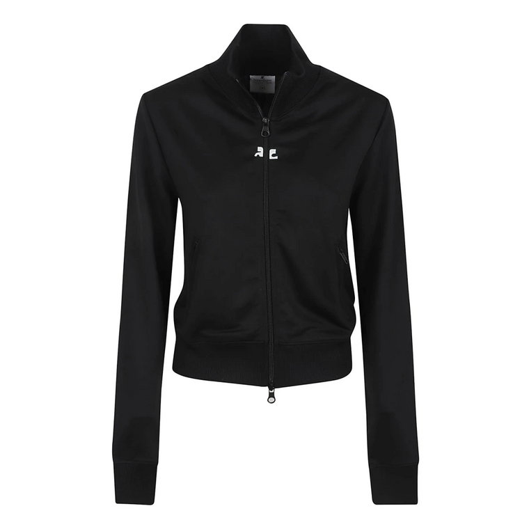 Czarne kurtki dla kobiet Ss24 Courrèges