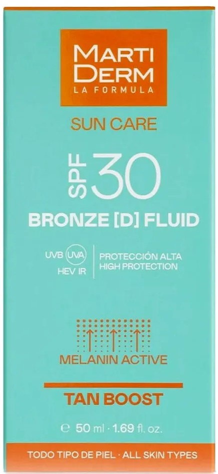Krem przeciwsłoneczny Martiderm Spf30 BronzeD Fluid 50 ml (8436589051737). Kosmetyki do ochrony przeciwsłonecznej