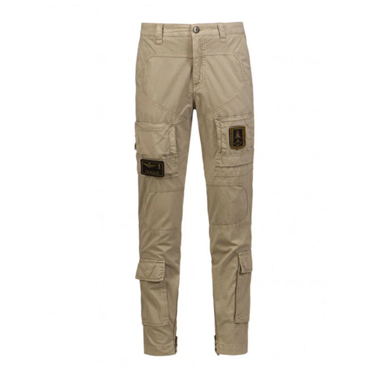 Slim-fit Trousers Aeronautica Militare