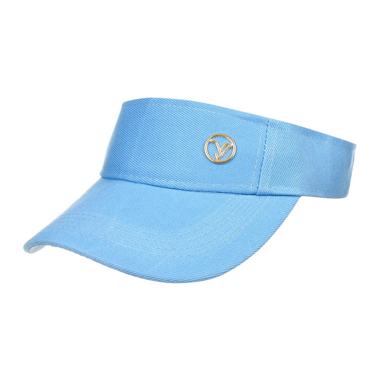 Niebieski Daszek na głowę przeciwsłoneczny czapka na lato sportowa regulowany niebieski