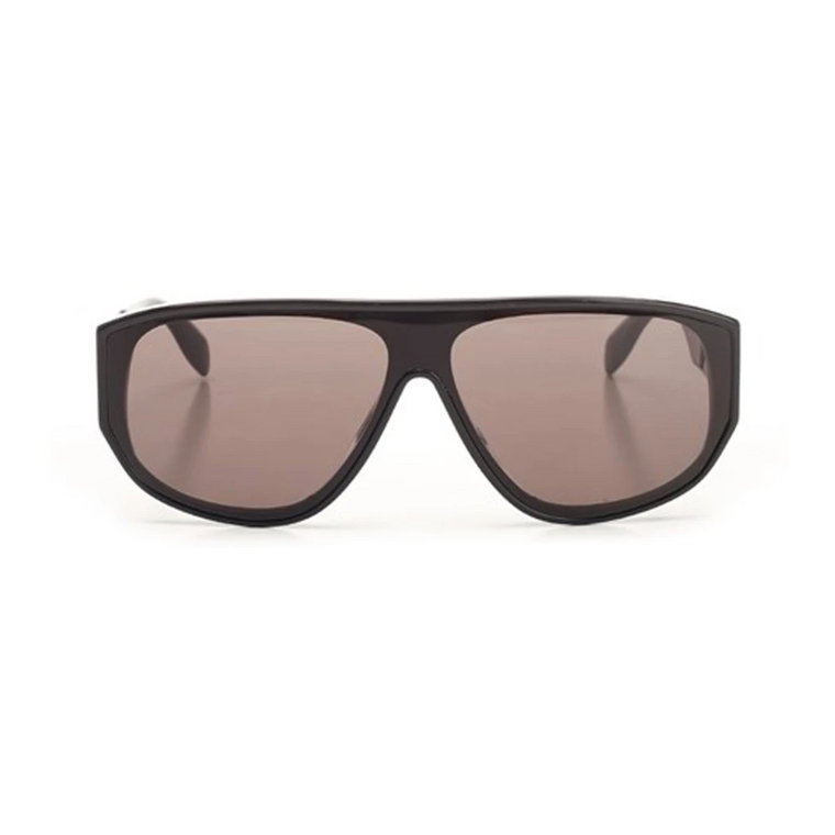 Eleganckie czarne okulary przeciwsłoneczne dla kobiet Alexander McQueen