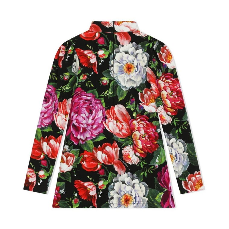 Kwiatowa Sukienka dla dziewczynki Dolce & Gabbana