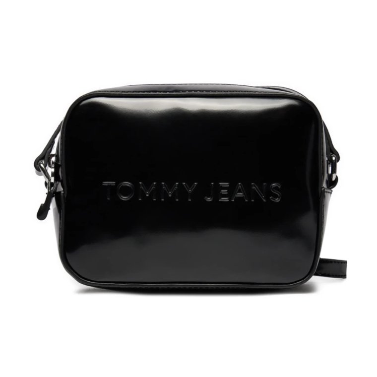 Czarna torba na ramię z ekoskóry Tommy Jeans