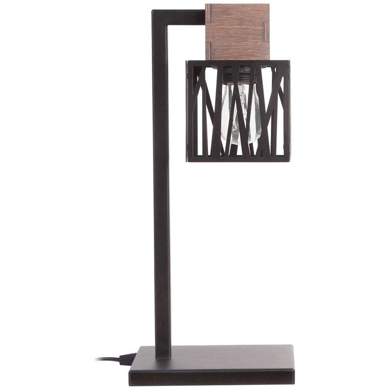 LAMPA stołowa DALI 50094 Sigma stojąca LAMPKA biurkowa hygge drewno czarna