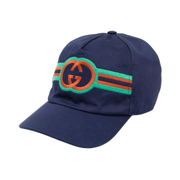 Dziecięcy Kapelusz z Haftowanym Logo Gucci