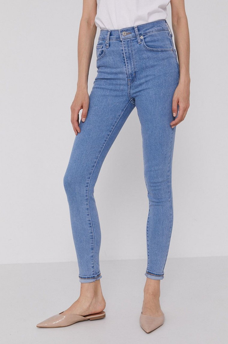 Levi's jeansy Mile damskie high waist