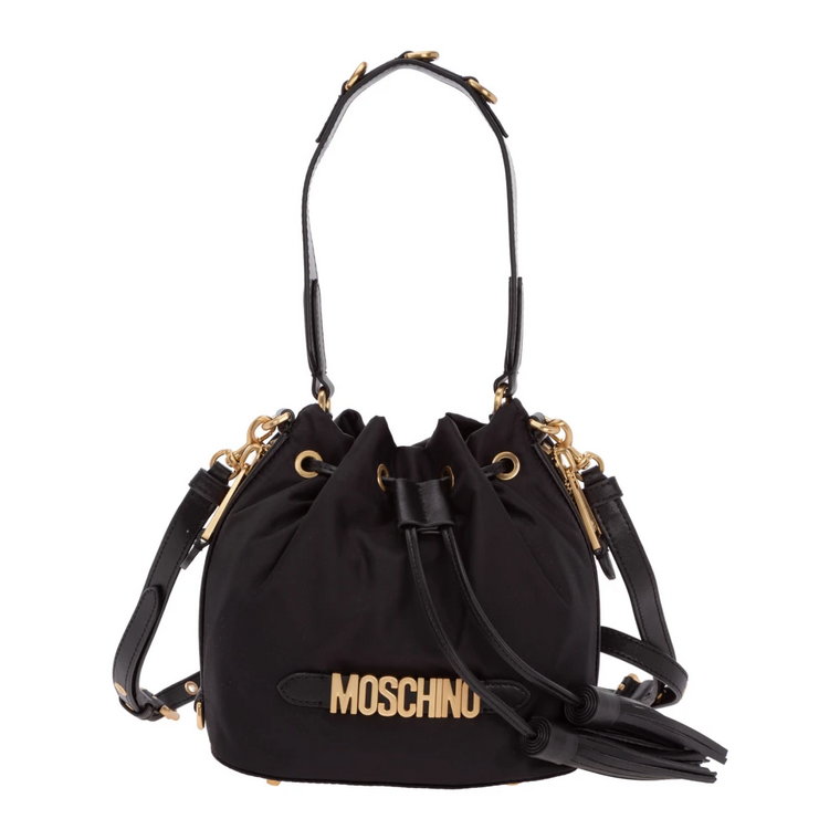 Pleciona Torba Wiaderko Moschino