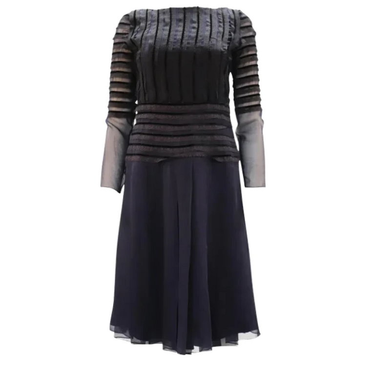 Pre-owned Silk dresses Oscar De La Renta Pre-owned