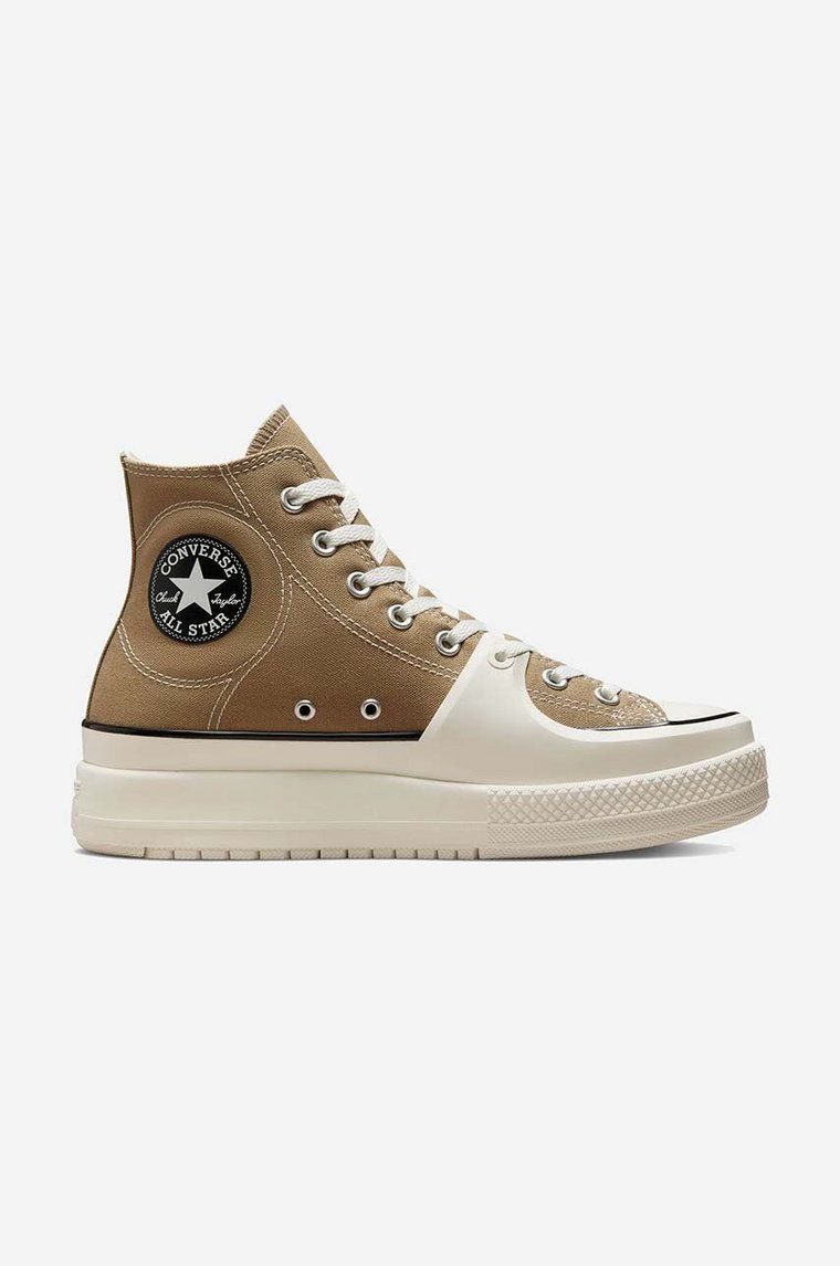 Converse trampki A03876C męskie kolor brązowy A03876C-BROWN