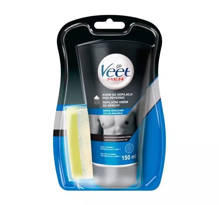 VEET MEN KREM DO DEPILACJI POD PRYSZNIC SKÓRA WRAŻLIWA 150ML