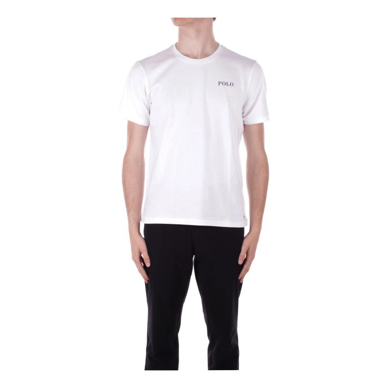Biała Koszulka z Logo Ralph Lauren