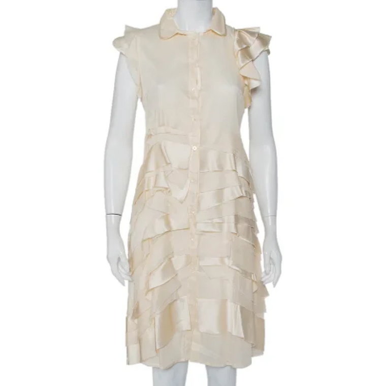 Pre-owned Silk dresses Prada Vintage