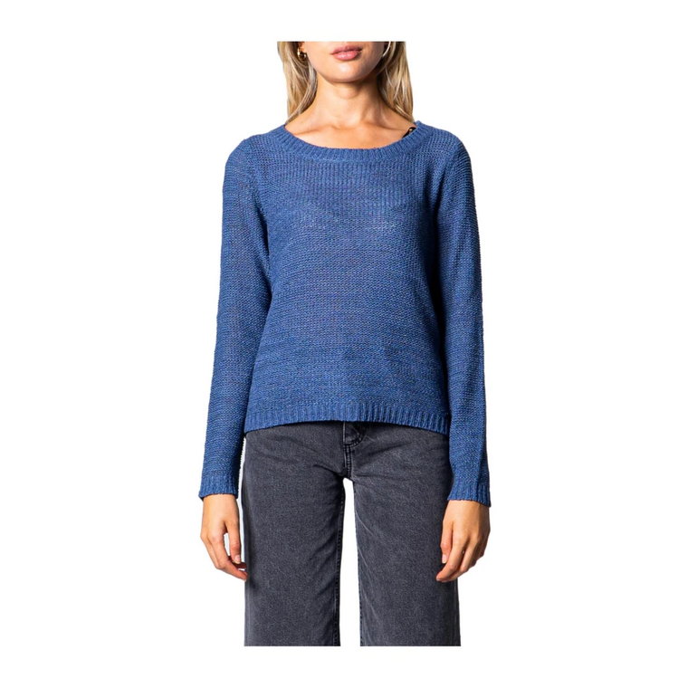 Niebieski Wygodny Sweter dla Kobiet Only
