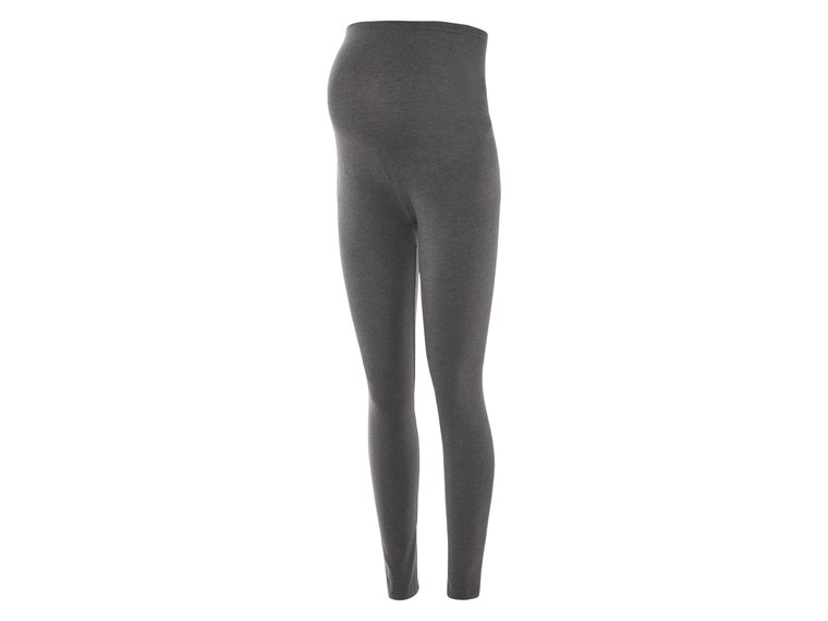 esmara Legginsy ciążowe damskie z bawełną organiczną (XL (48/50), Szary)