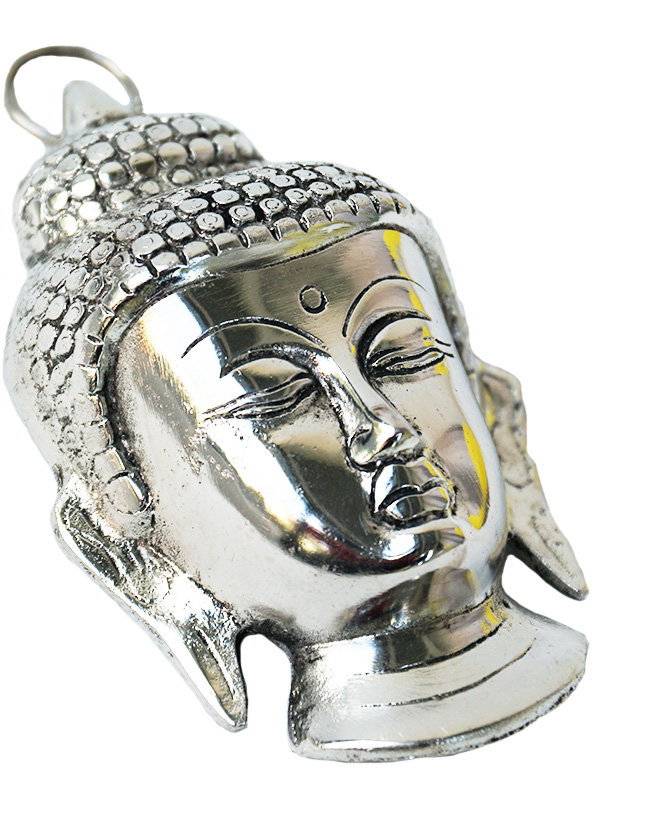 Maska Budda Orientalna Aluminium Metal Indie