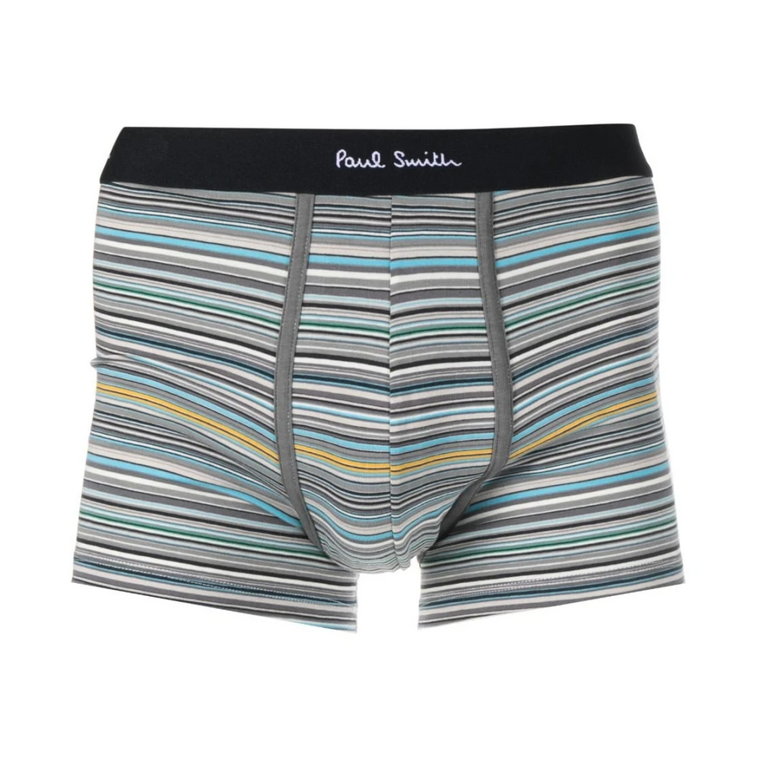 Męskie Wielokolorowe Majtki Trunk 3 Pack Paul Smith