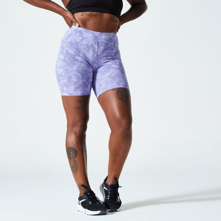 Legginsy krótkie fitness damskie Nyamba 500