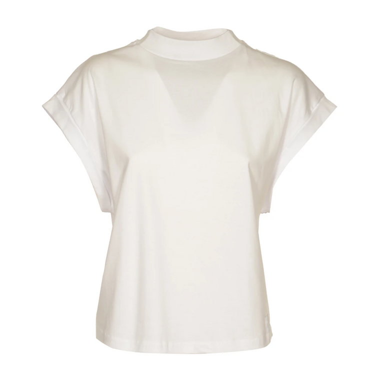 Białe Oversize T-shirty i Pola Daniele Fiesoli