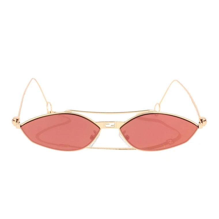 Okulary przeciwsłoneczne Fendi Baguette z łańcuchem Fendi