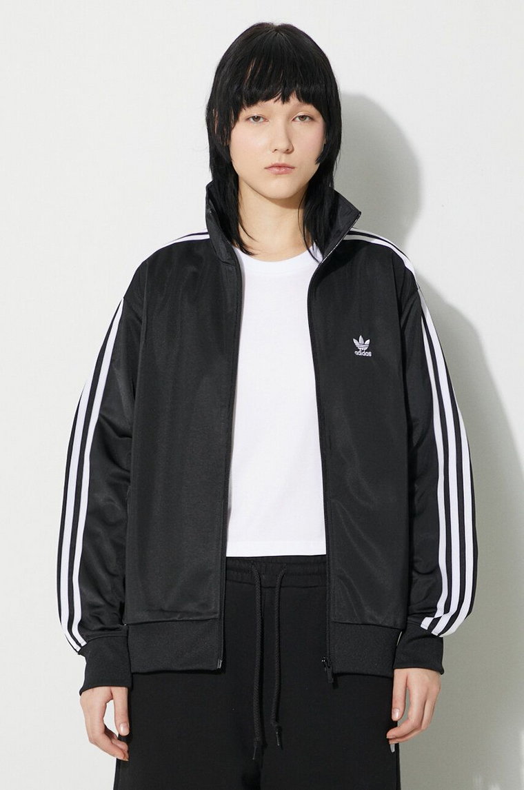 adidas Originals bluza Firebird damska kolor czarny z aplikacją  IT7405