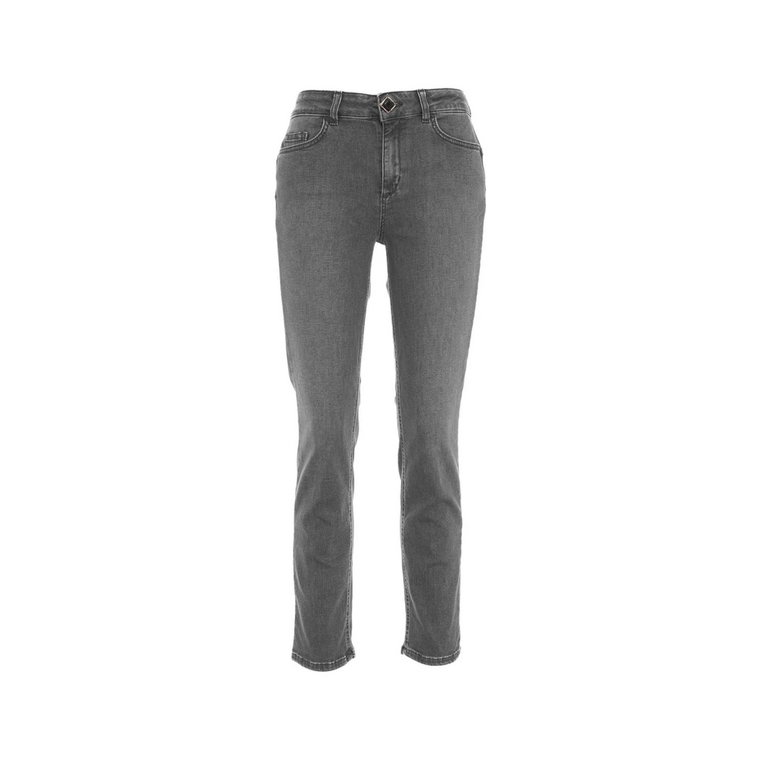 Szare Spodnie Skinny Aw23 dla Kobiet Liu Jo