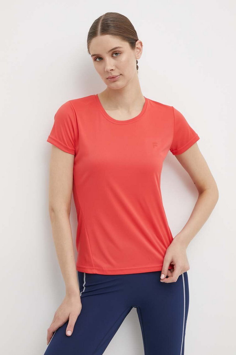 Fila t-shirt do biegania Ramatuelle kolor pomarańczowy FAW0709