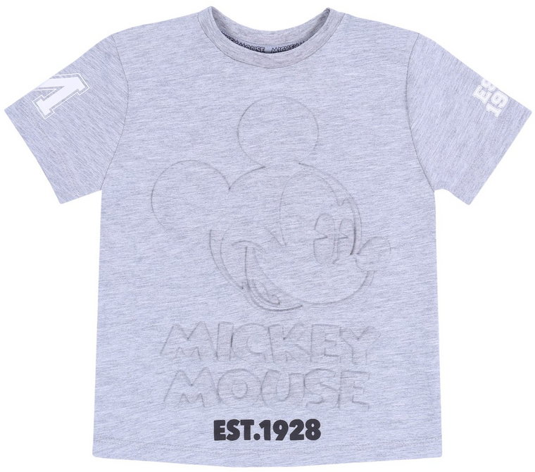 Szary t-shirt, koszulka Myszka Mickey DISNEY 7-8 lat 128 cm