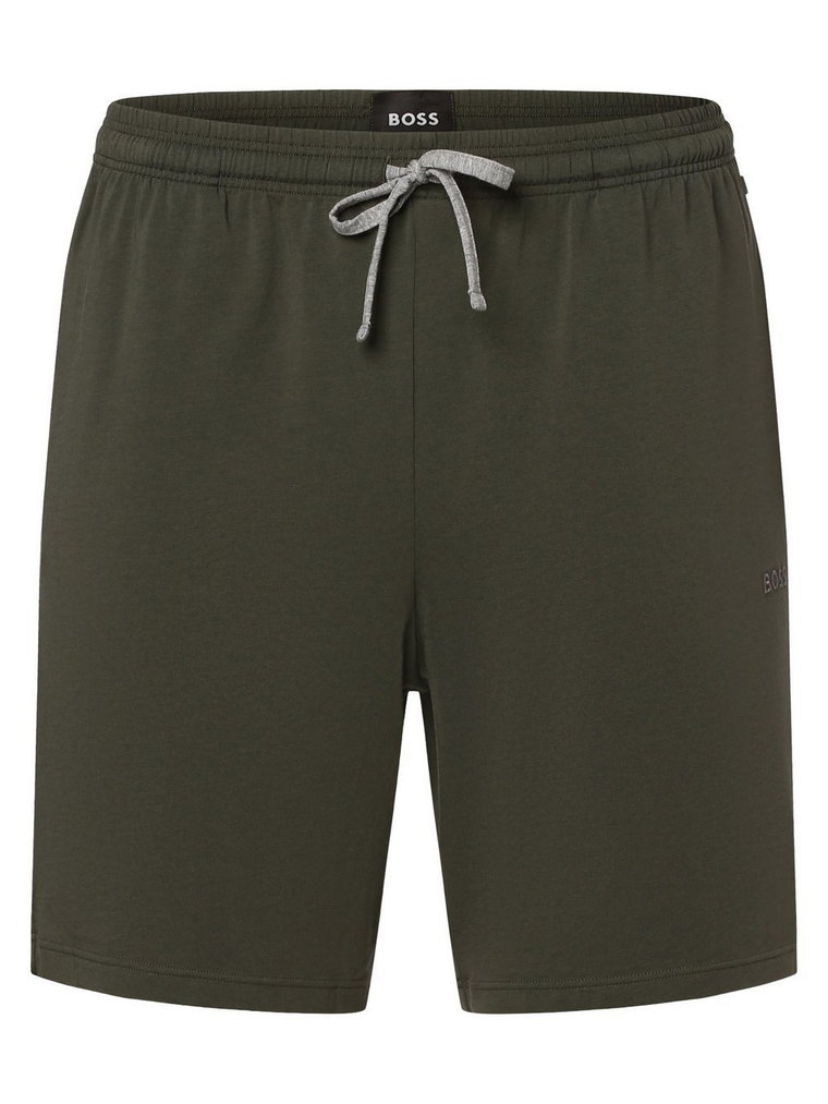 BOSS - Męskie spodnie od piżamy, zielony