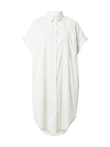 Monki Sukienka koszulowa 'Wanna'  khaki / biały