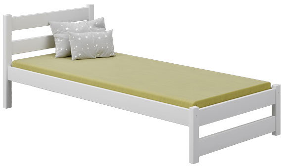 Białe nowoczesne łóżko młodzieżowe - Olda 3X 200x90 cm